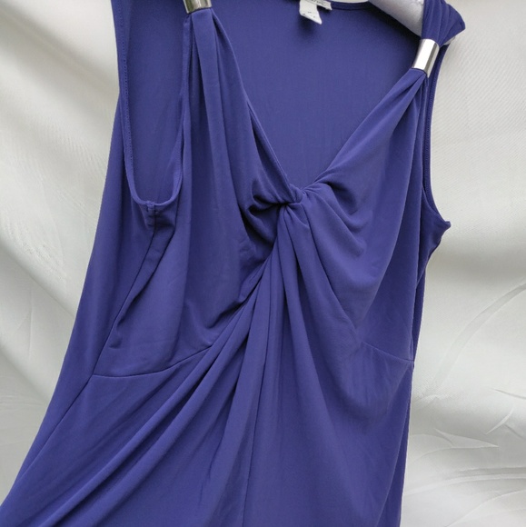 Kenneth Cole Purple Surplice Tank Blouse EUC - Picture 8 of 10